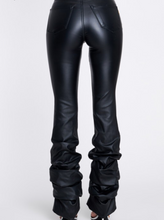 Load image into Gallery viewer, &quot;SUCH A SLOUCH&quot; Faux Leather Pants
