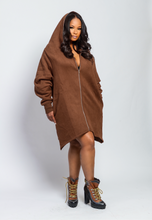 Load image into Gallery viewer, “Casual SHEEK” Oversized Hoodie Dress
